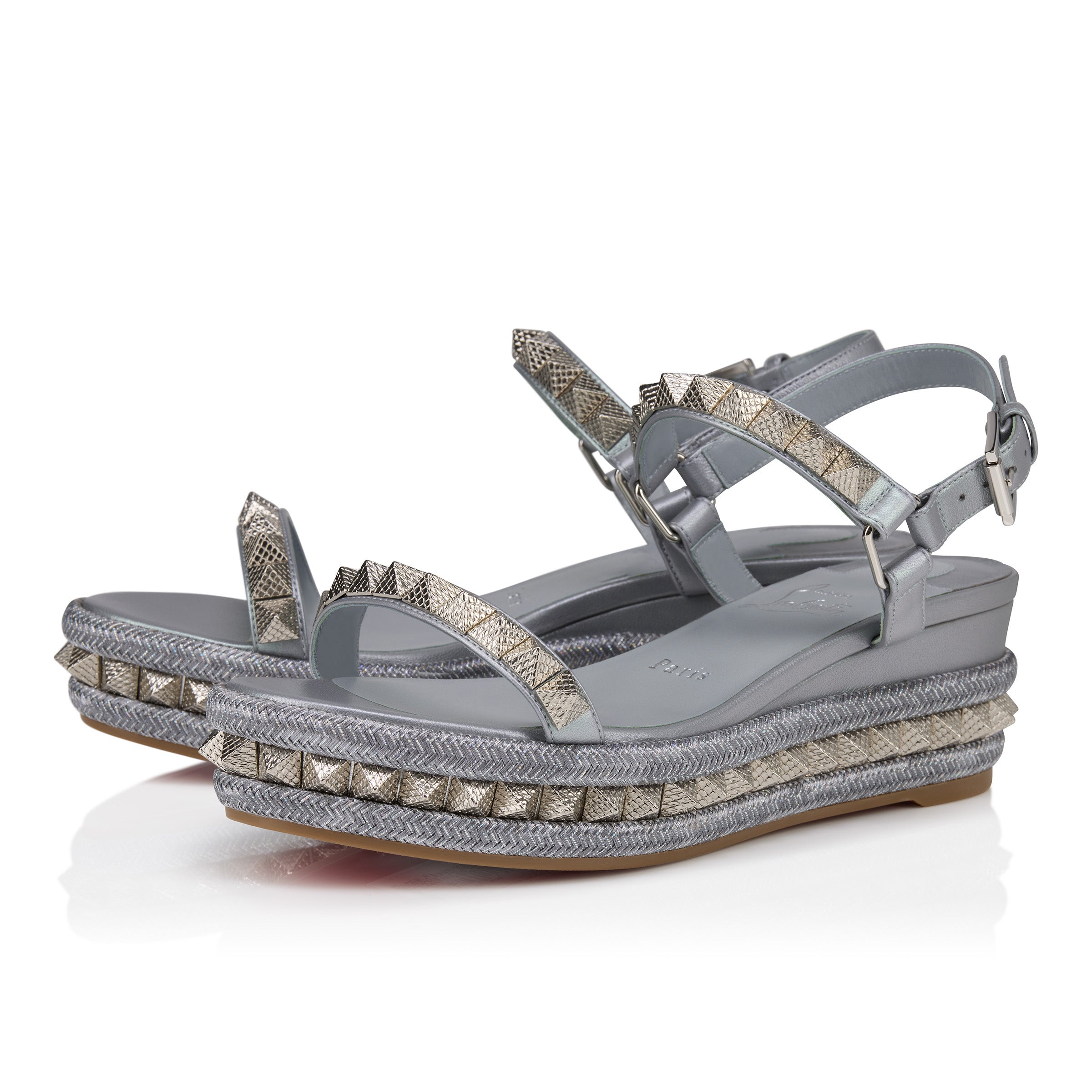 Christian Louboutin Pyraclou Women Shoes | Color Green