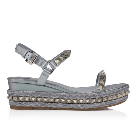 Christian Louboutin Pyraclou Women Shoes | Color Green