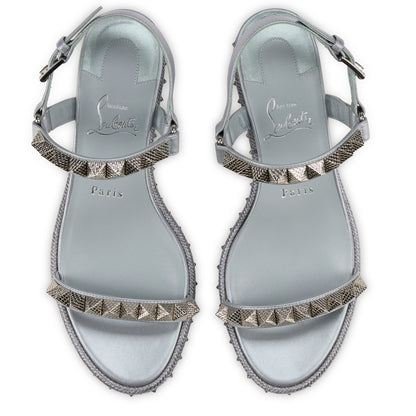 Christian Louboutin Pyraclou Women Shoes | Color Green