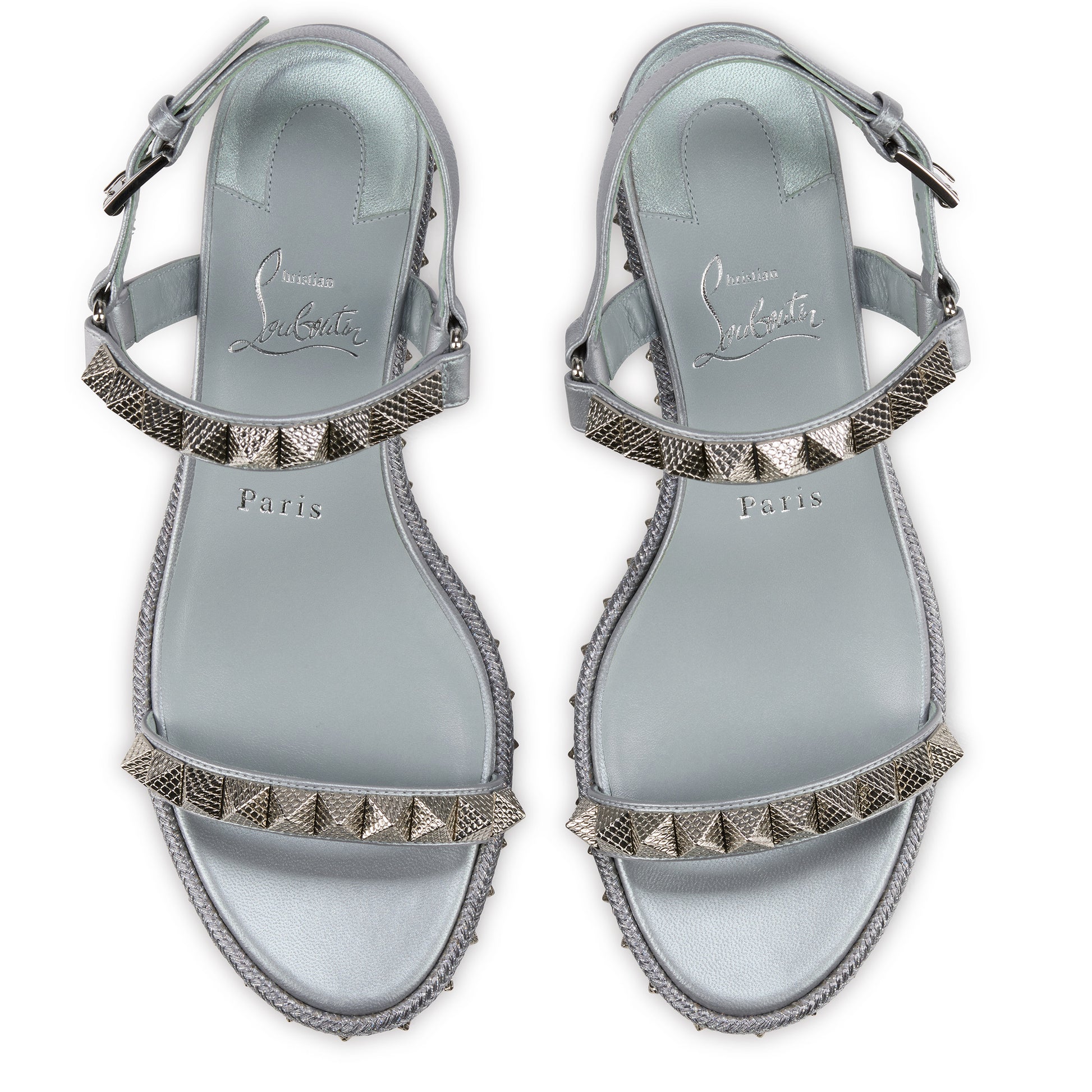 Christian Louboutin Pyraclou Women Shoes | Color Green