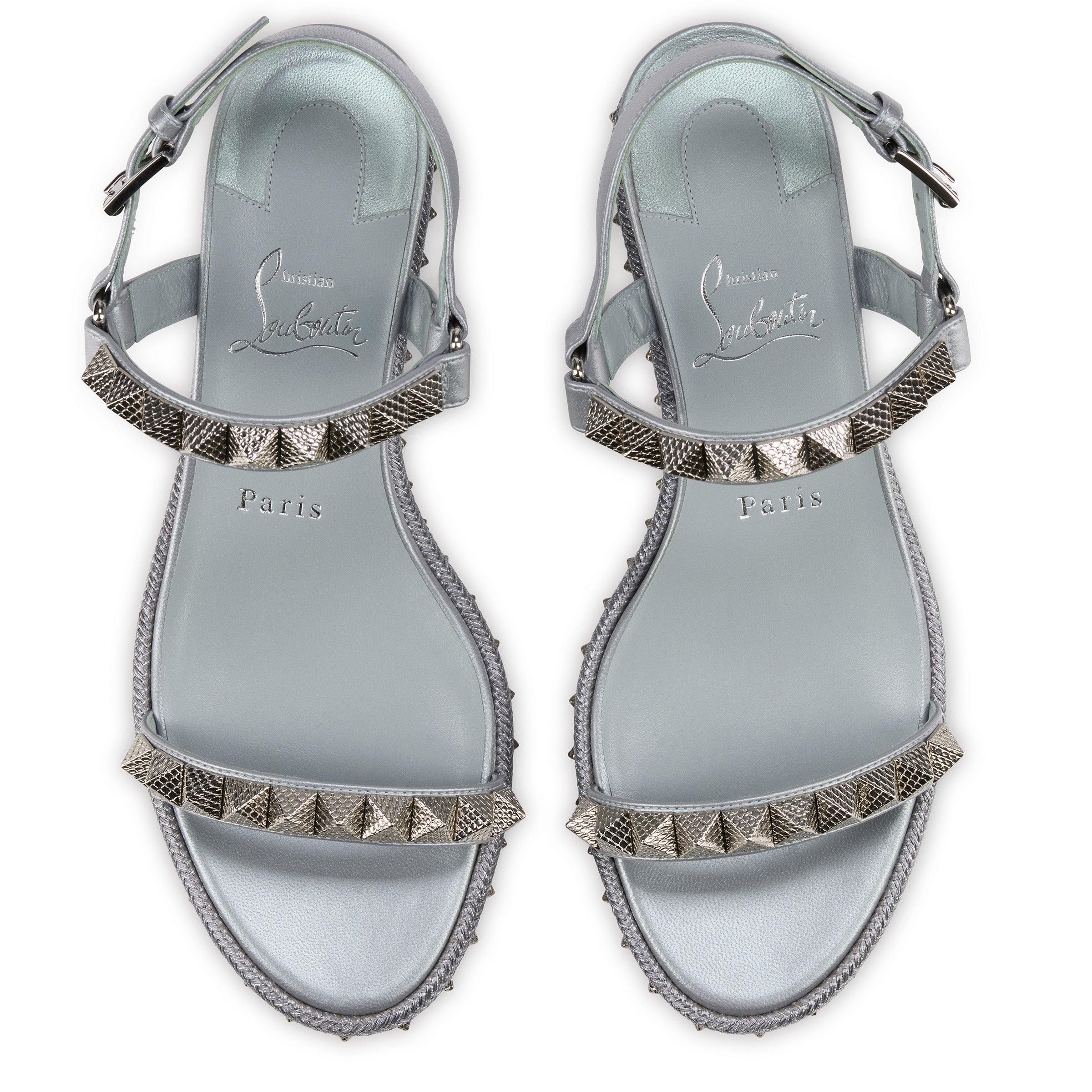 Christian Louboutin Pyraclou Women Shoes | Color Green