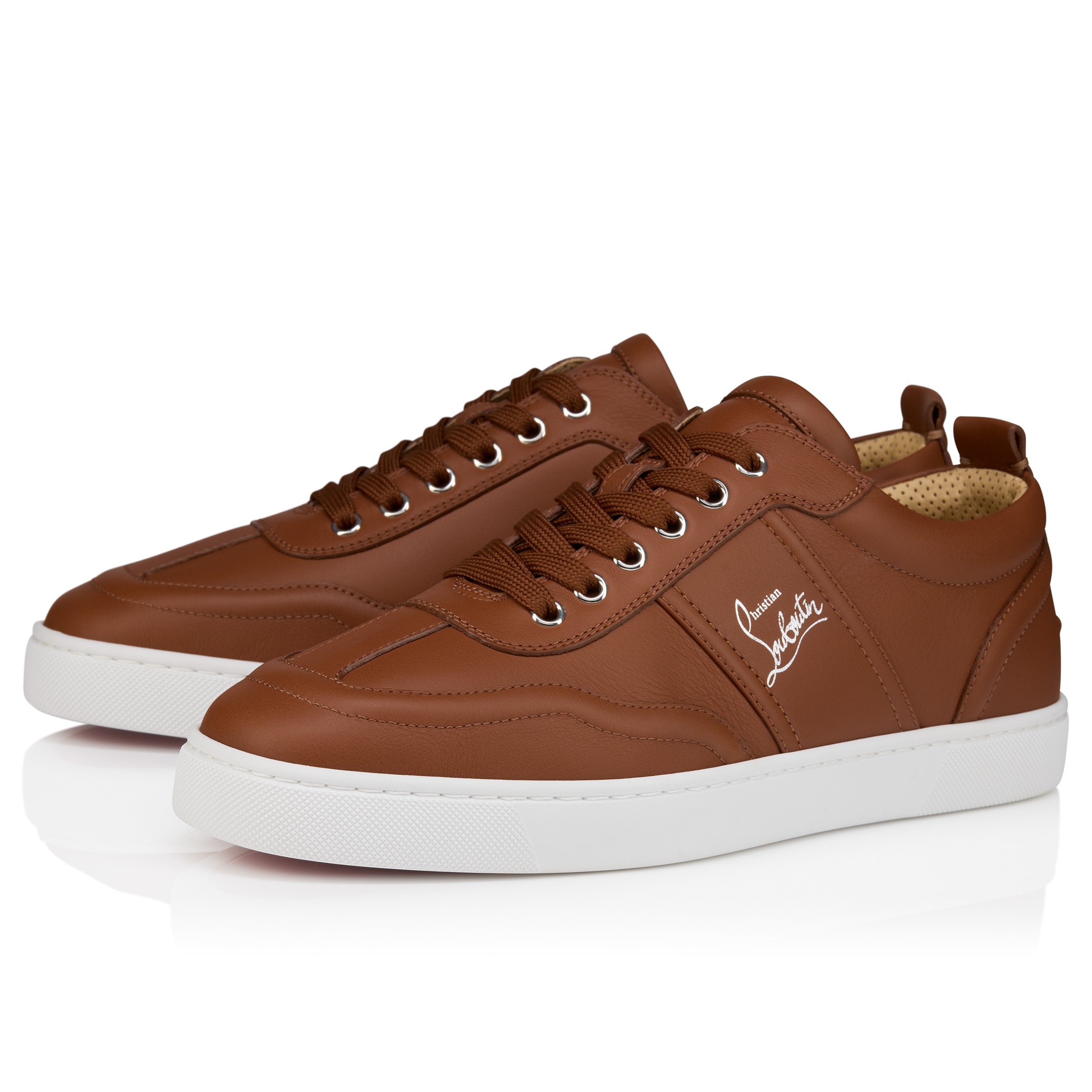 Christian Louboutin Retero Men Shoes | Color Brown