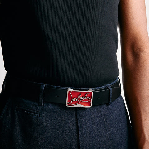 Christian Louboutin Ricky Men Belts | Color Black