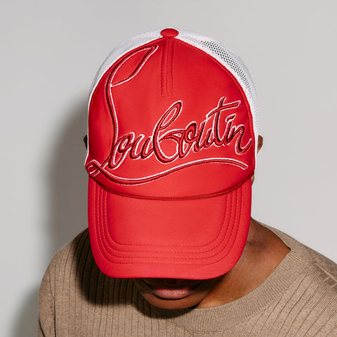 Christian Louboutin Rocknride Men Hats | Color Red