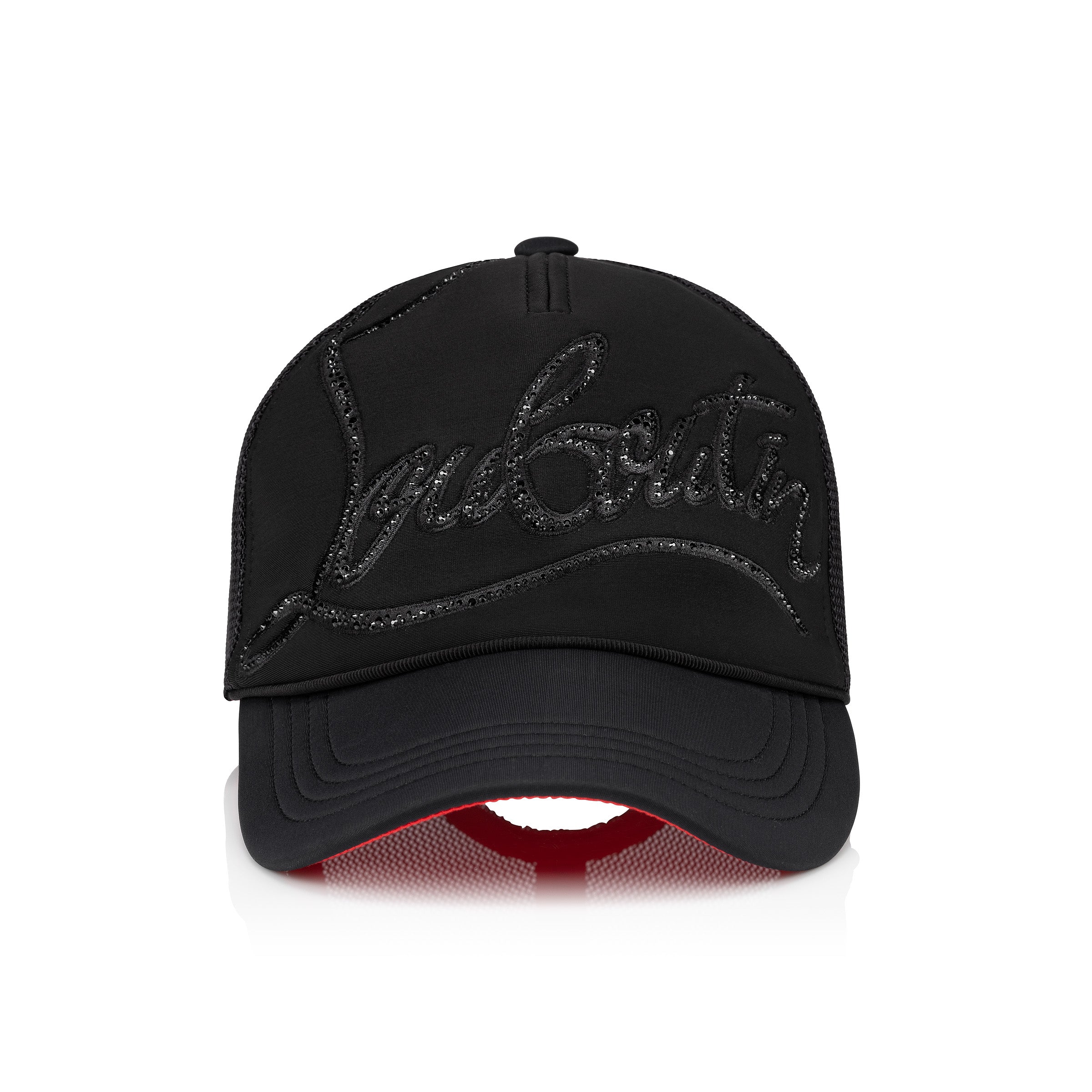 Christian Louboutin Rocknride Strass Men Hats | Color Black