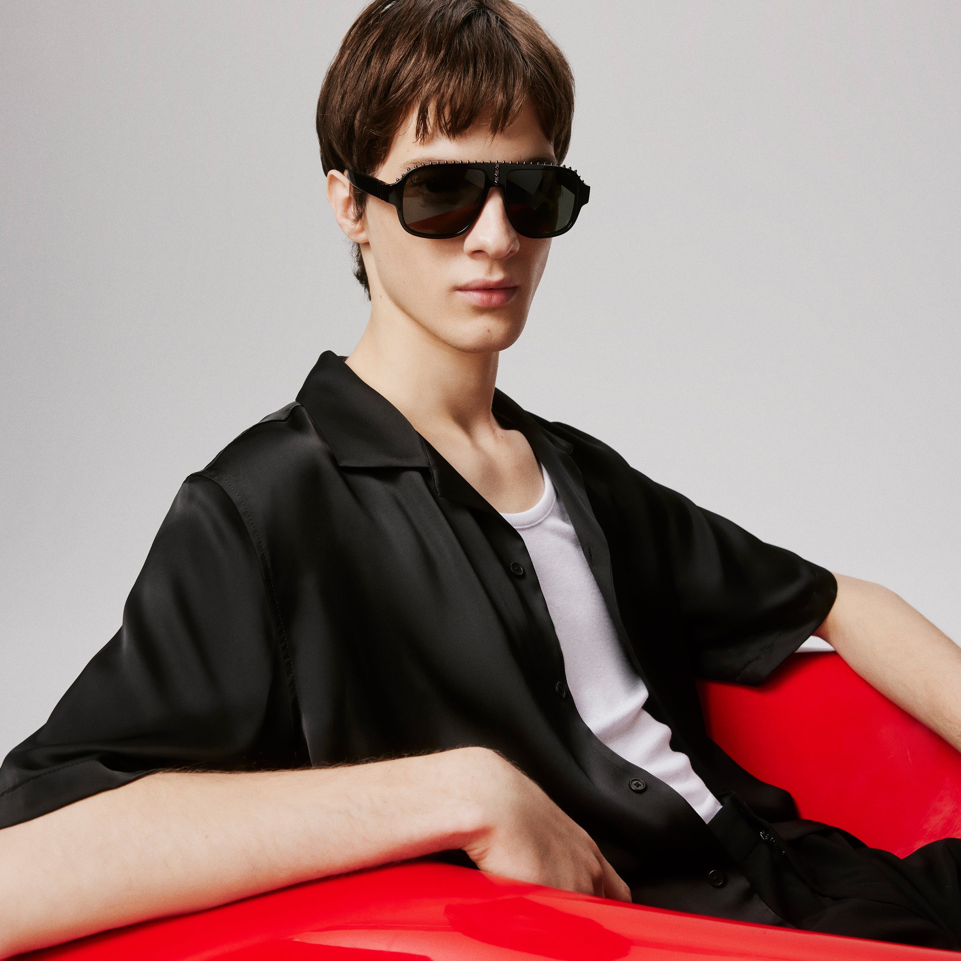 Christian Louboutin Roller Lb0005 Men Eyewear | Color Black