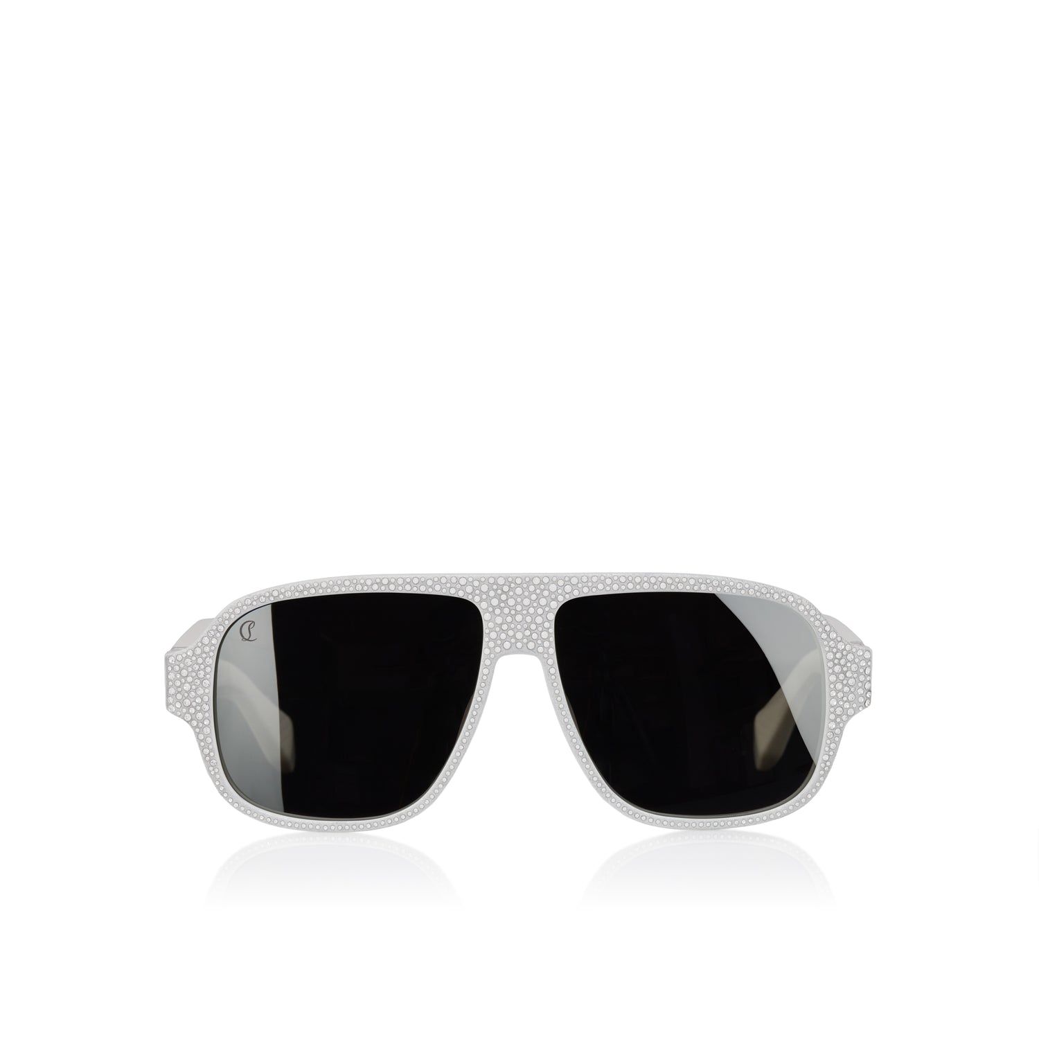 Christian Louboutin Diamond Roller Lb0032 Men Eyewear | Color White