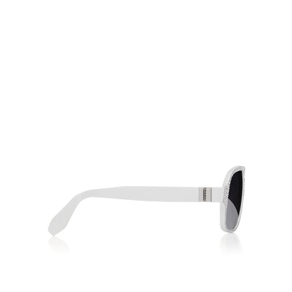Christian Louboutin Diamond Roller Lb0032 Men Eyewear | Color White