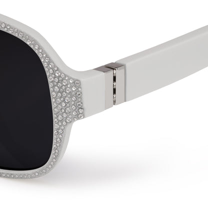 Christian Louboutin Diamond Roller Lb0032 Men Eyewear | Color White