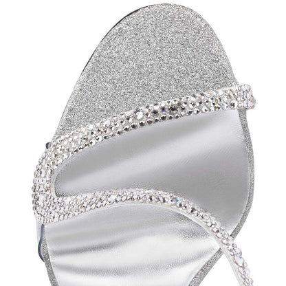 Christian Louboutin Rosalie Strass Women Shoes | Color Silver