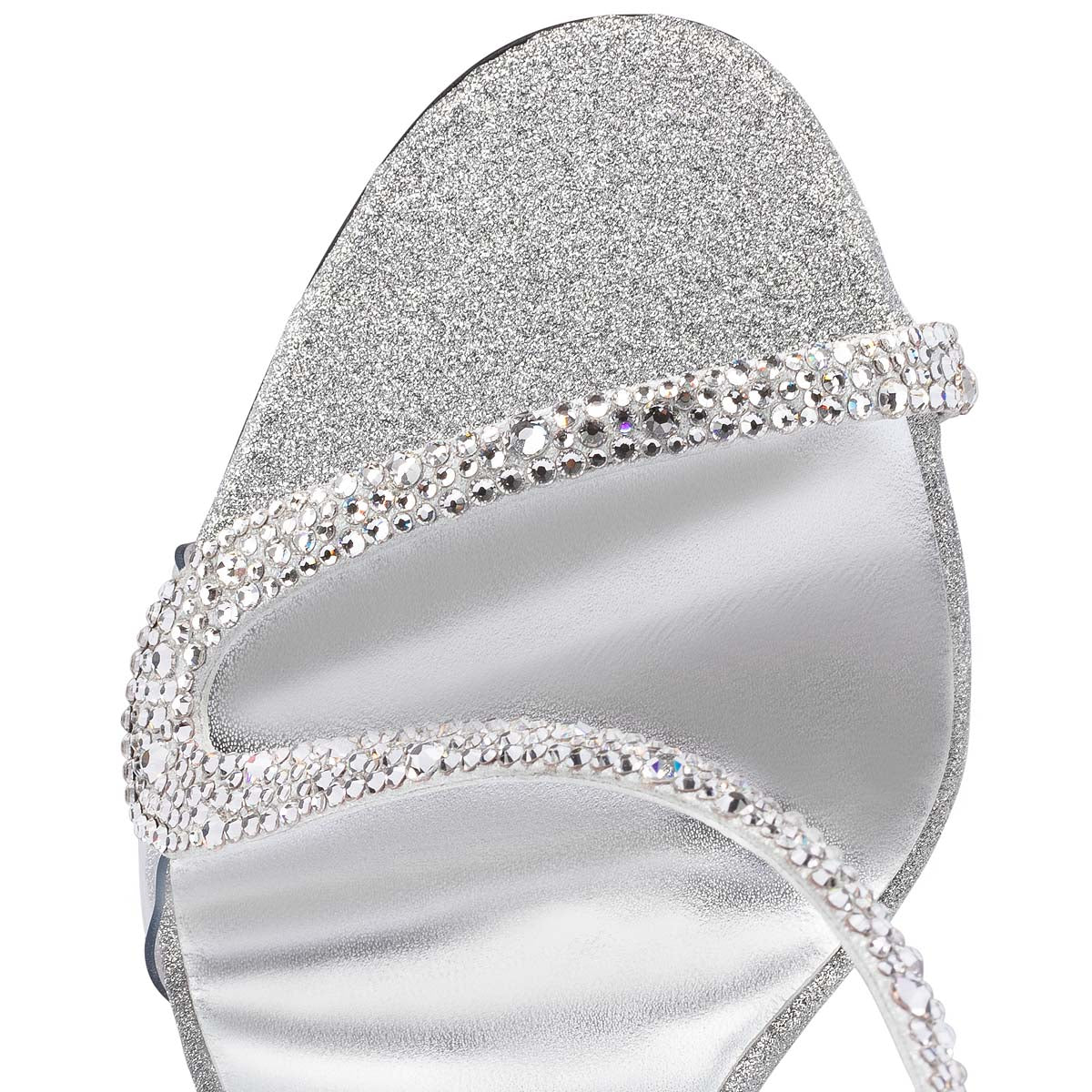 Christian Louboutin Rosalie Strass Women Shoes | Color Silver
