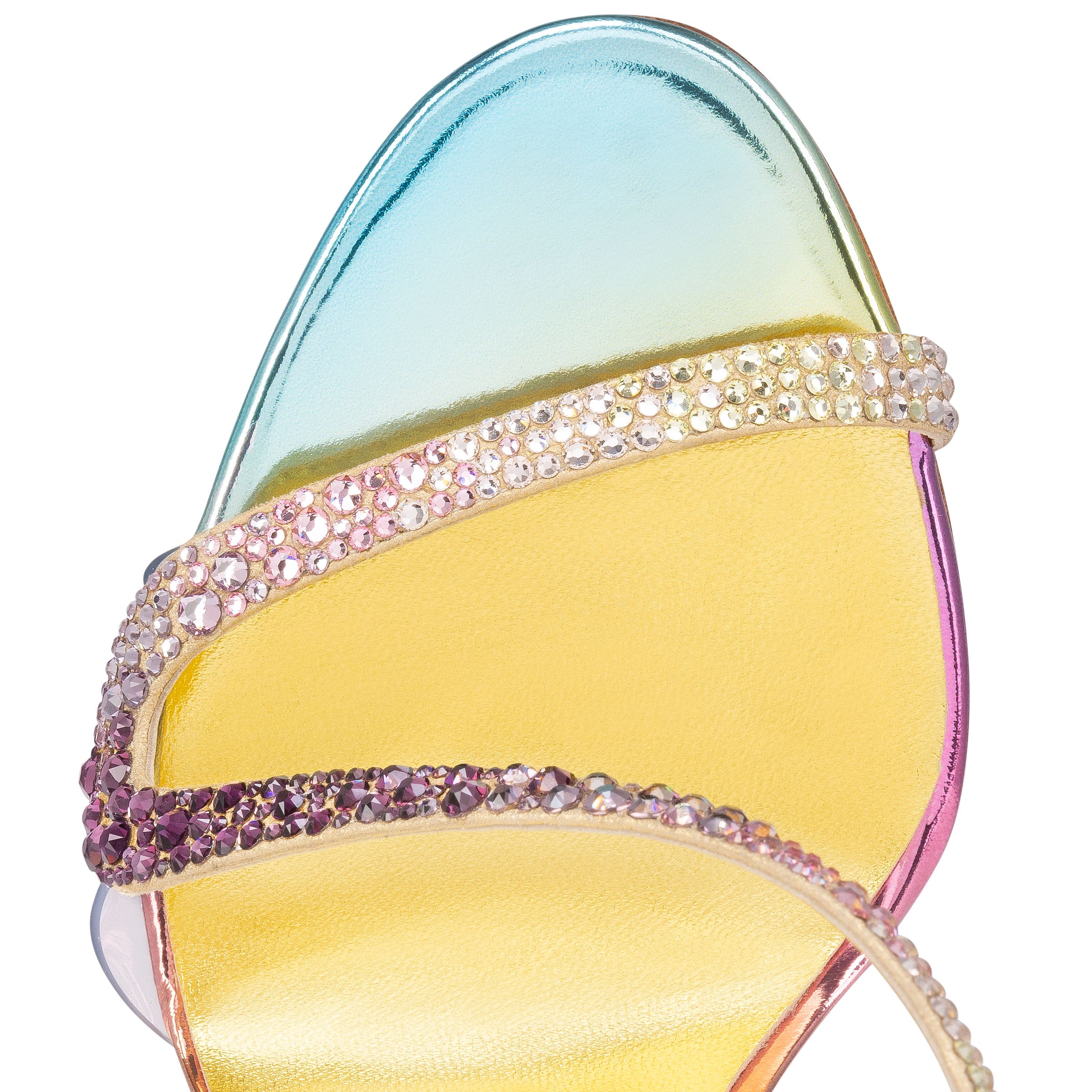 Christian Louboutin Rosalie Strass Boreal Women Shoes | Color Multicolor