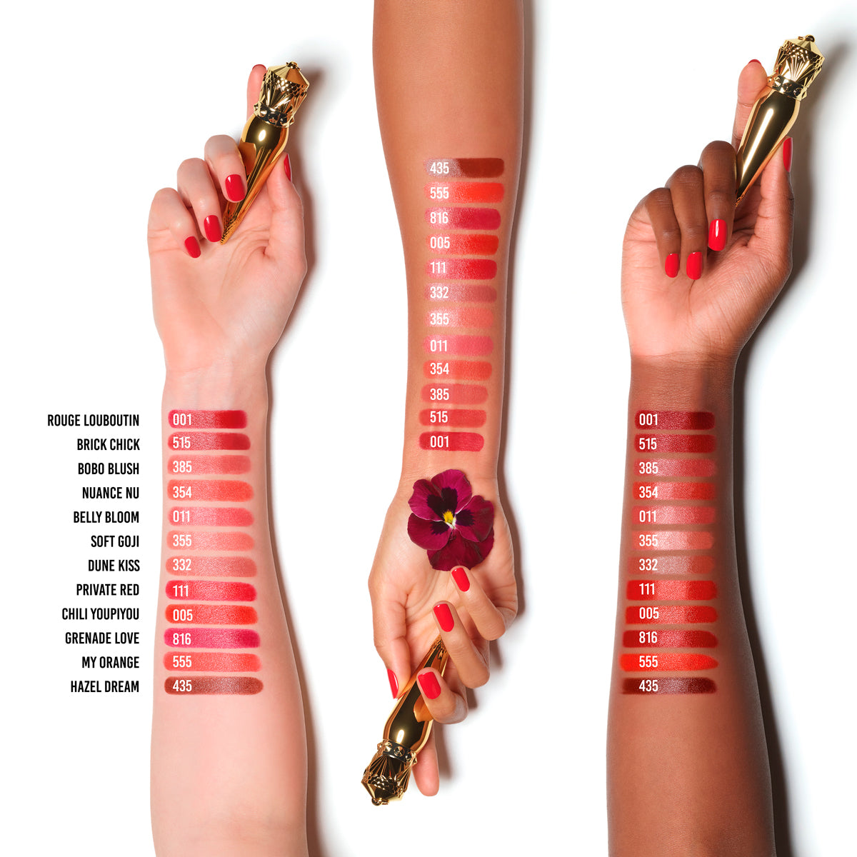 Christian Louboutin Rouge Louboutin Silky Satin Women Beauty | Color Red