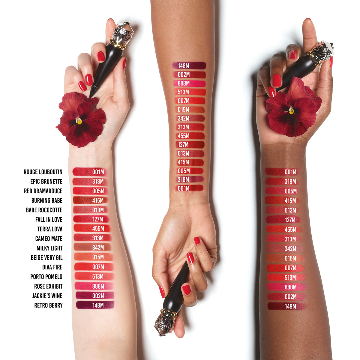 Christian Louboutin Rouge Louboutin Velvet Matte Women Beauty | Color Red