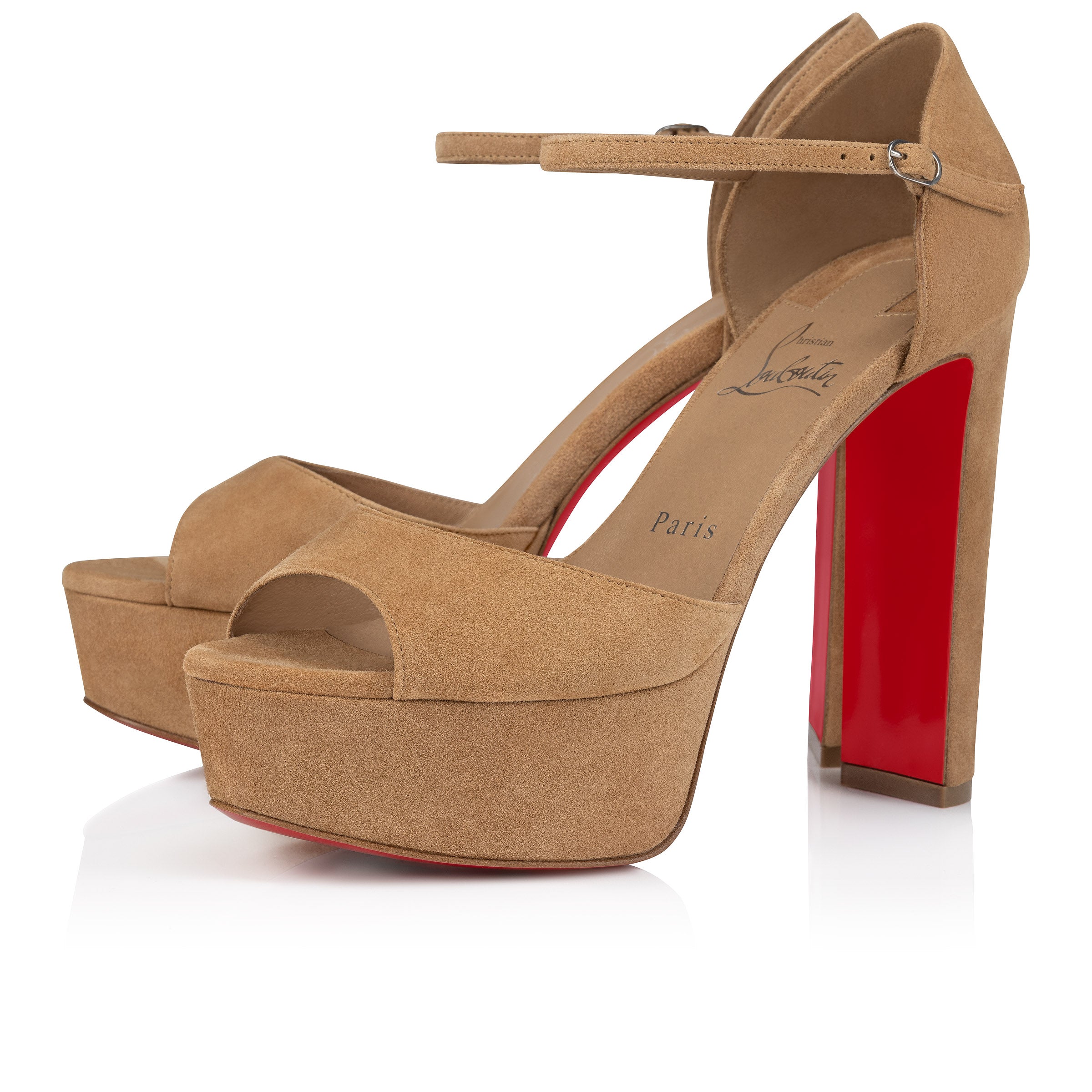 Christian Louboutin Sandaloo Women Shoes | Color Brown