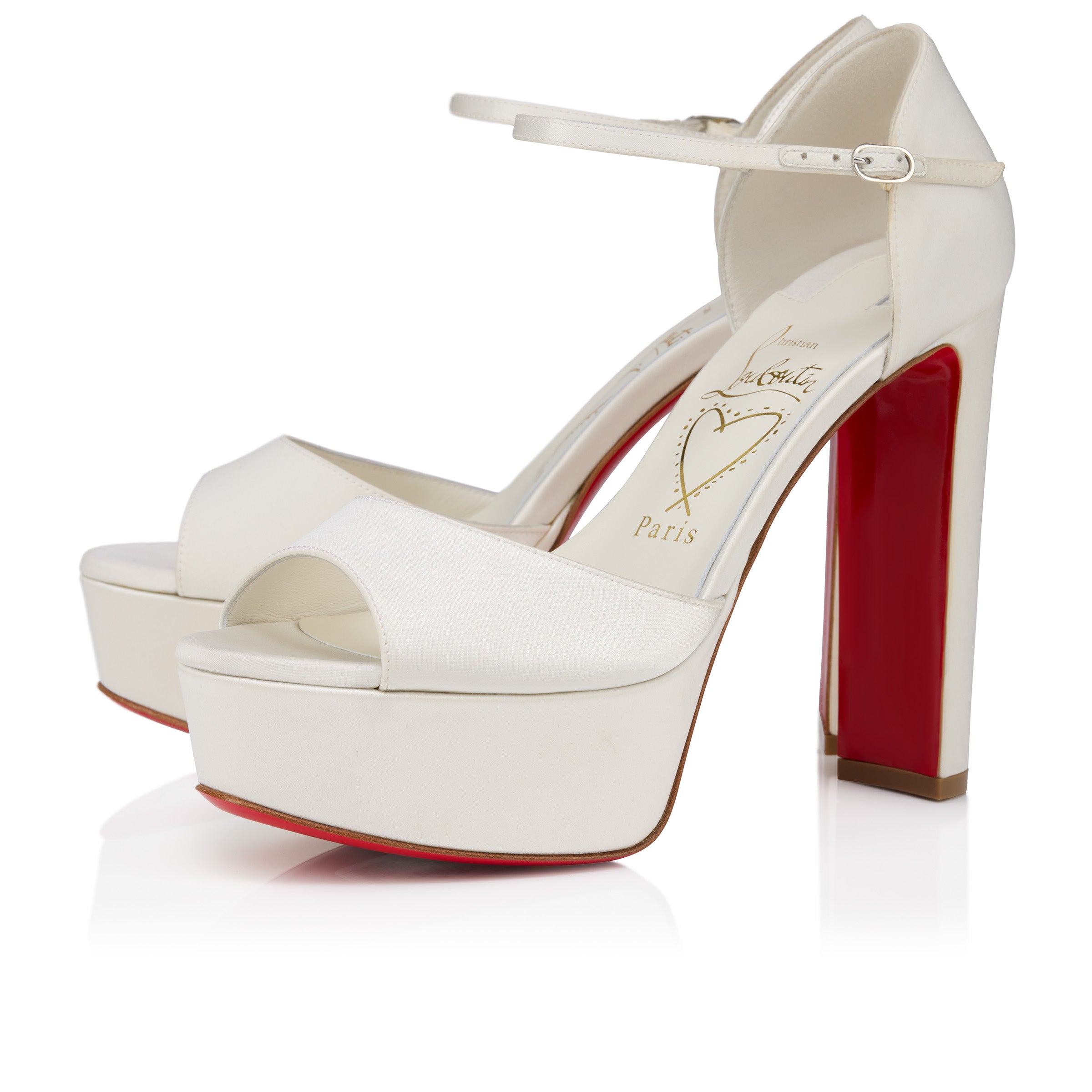 Christian Louboutin Sandaloo Women Shoes | Color White
