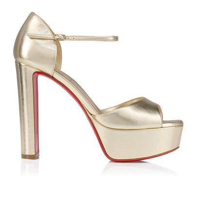 Christian Louboutin Sandaloo Women Shoes | Color Gold