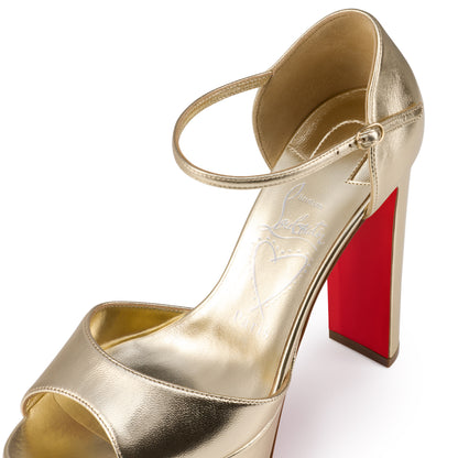 Christian Louboutin Sandaloo Women Shoes | Color Gold