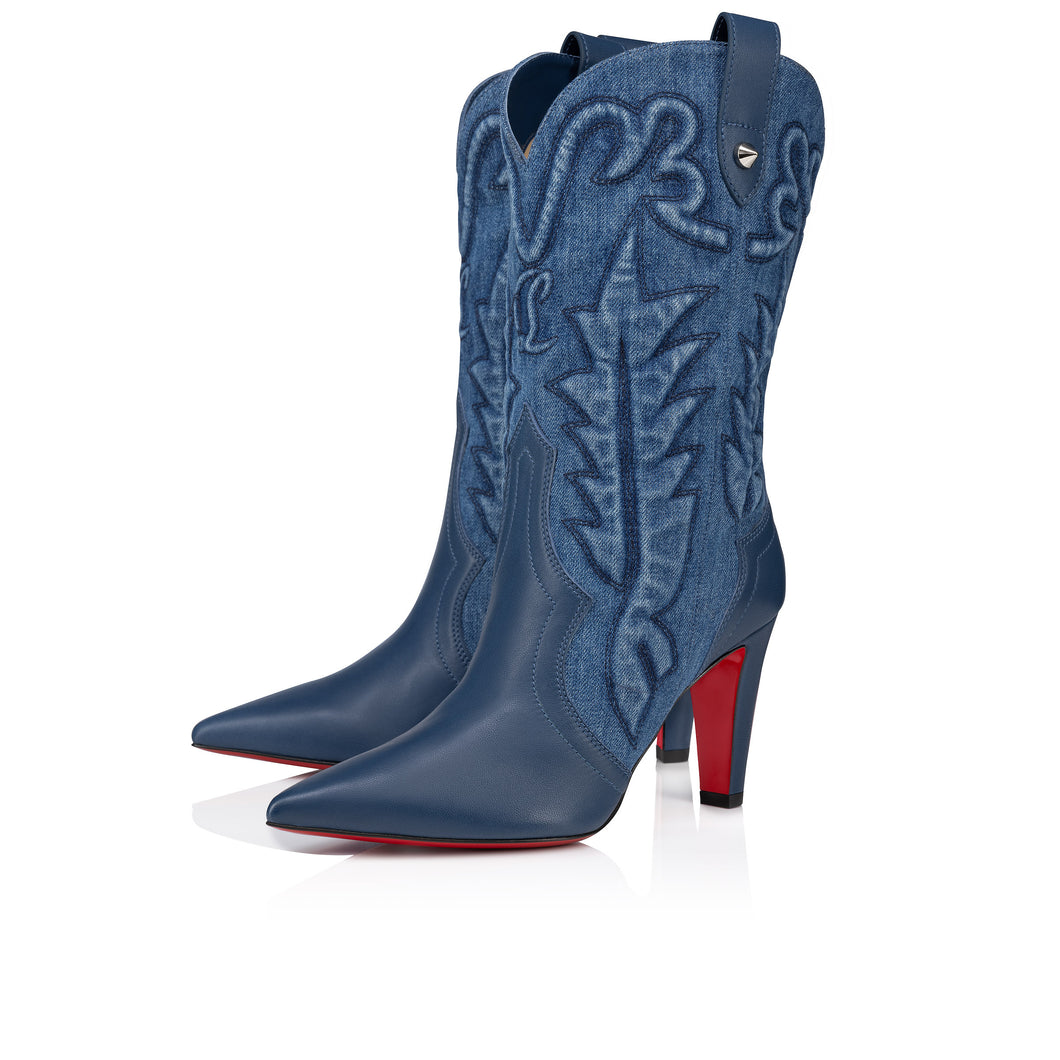 Christian Louboutin Santiabooty Women Shoes | Color Blue