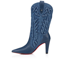 Load image into Gallery viewer, Christian Louboutin Santiabooty Women Shoes | Color Blue
