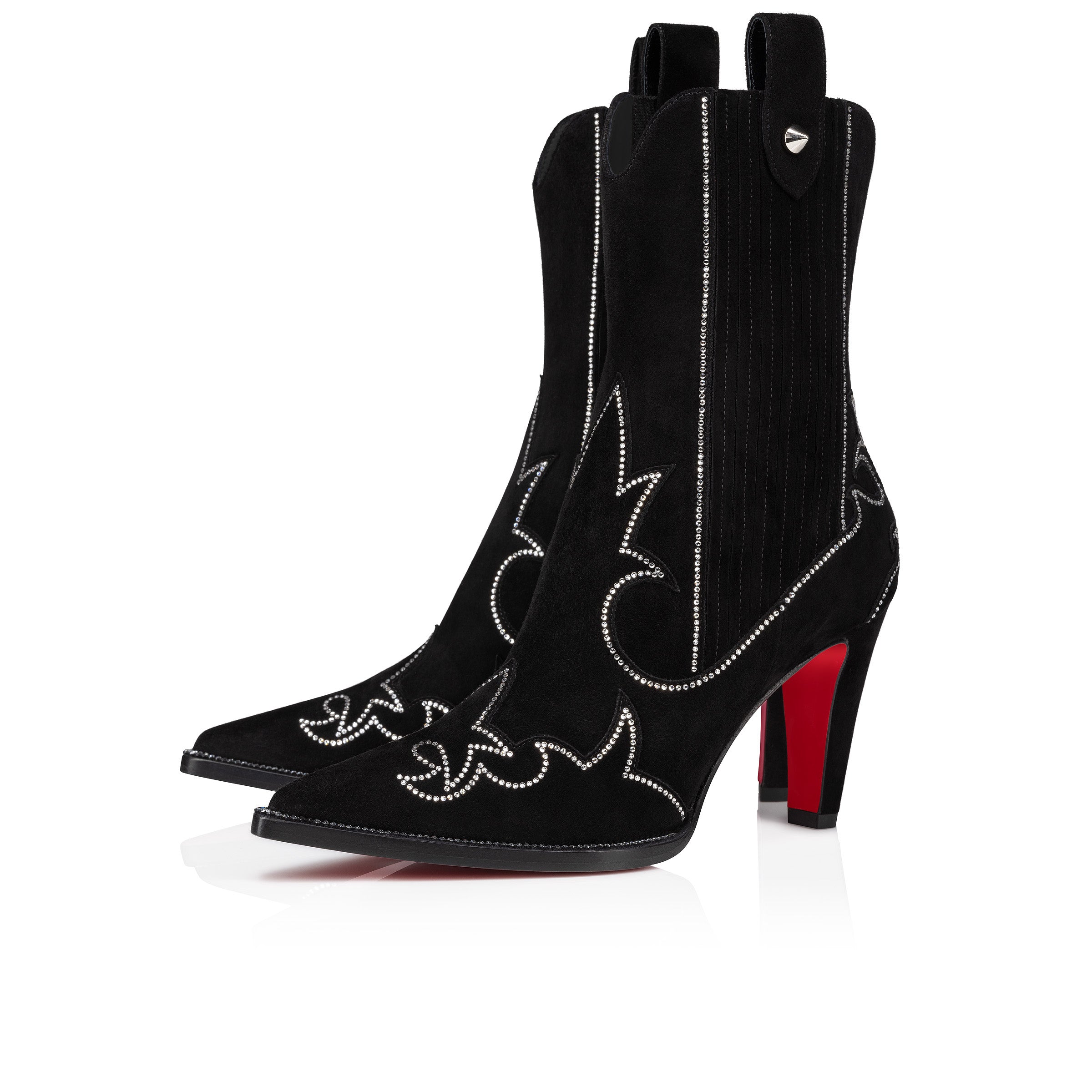 Christian Louboutin Santigag Strass Women Shoes | Color Black