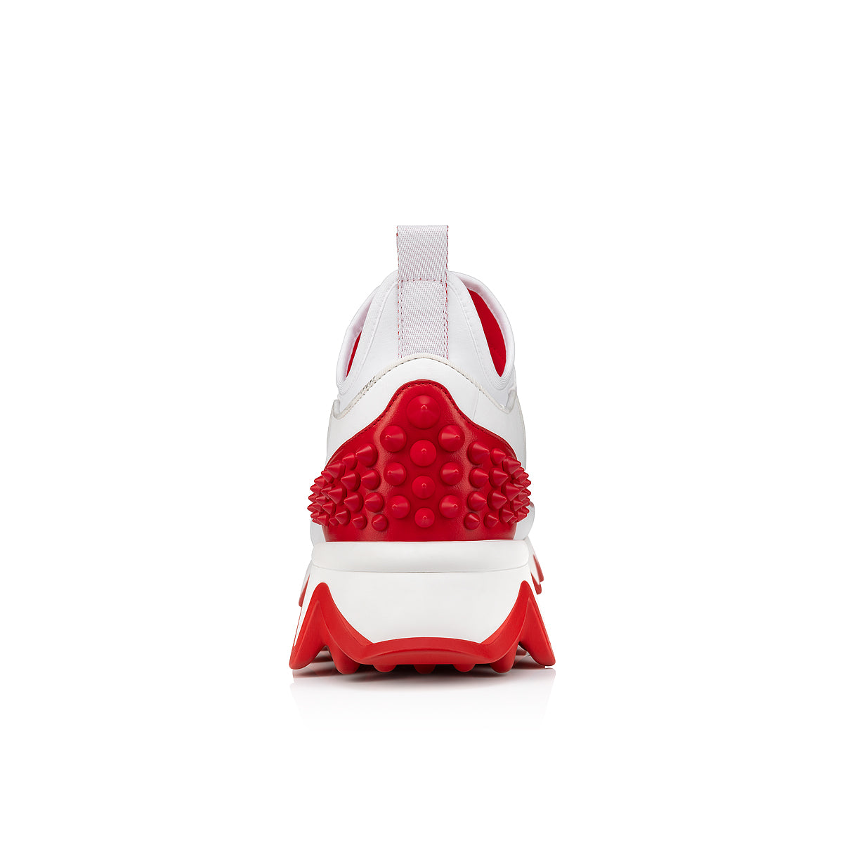 Christian Louboutin Sharkyloub Sp Spikes Men Shoes | Color White