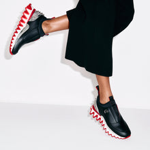 Load image into Gallery viewer, Christian Louboutin Sharkyloub Sp Spikes  Women Shoes | Color Black
