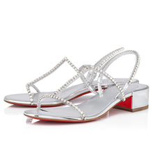 Load image into Gallery viewer, Christian Louboutin Simple Queenie Sandal Women Shoes | Color Silver
