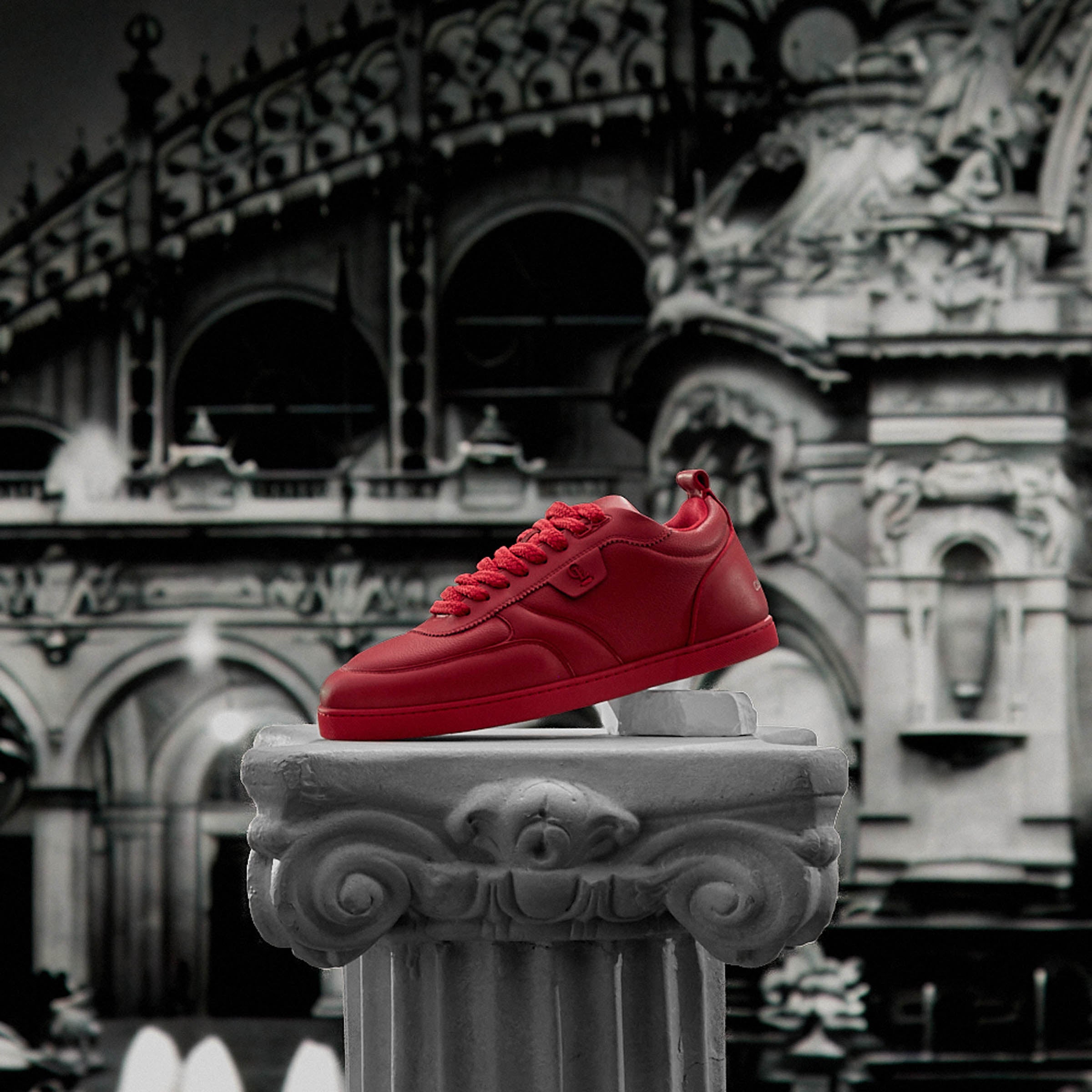 Christian Louboutin Sk Vi Men Shoes | Color Red