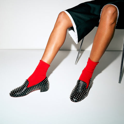 Christian Louboutin Spikeasy Women Shoes | Color Black