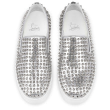 Load image into Gallery viewer, Christian Louboutin Spikeboat Men Shoes | Color Silver
