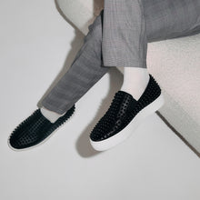 Load image into Gallery viewer, Christian Louboutin Spikeboat Men Shoes | Color Black
