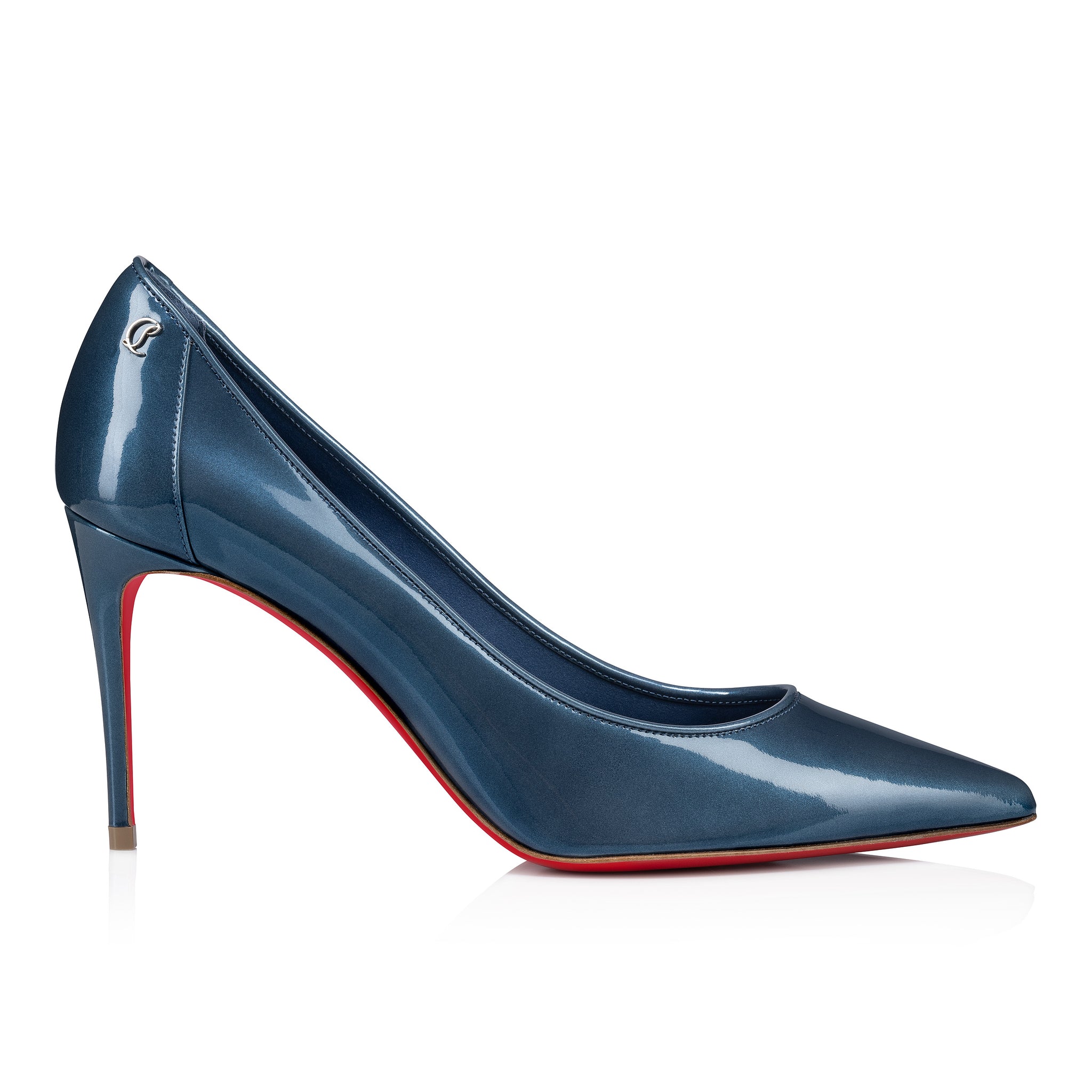 Navy louboutin heels on sale