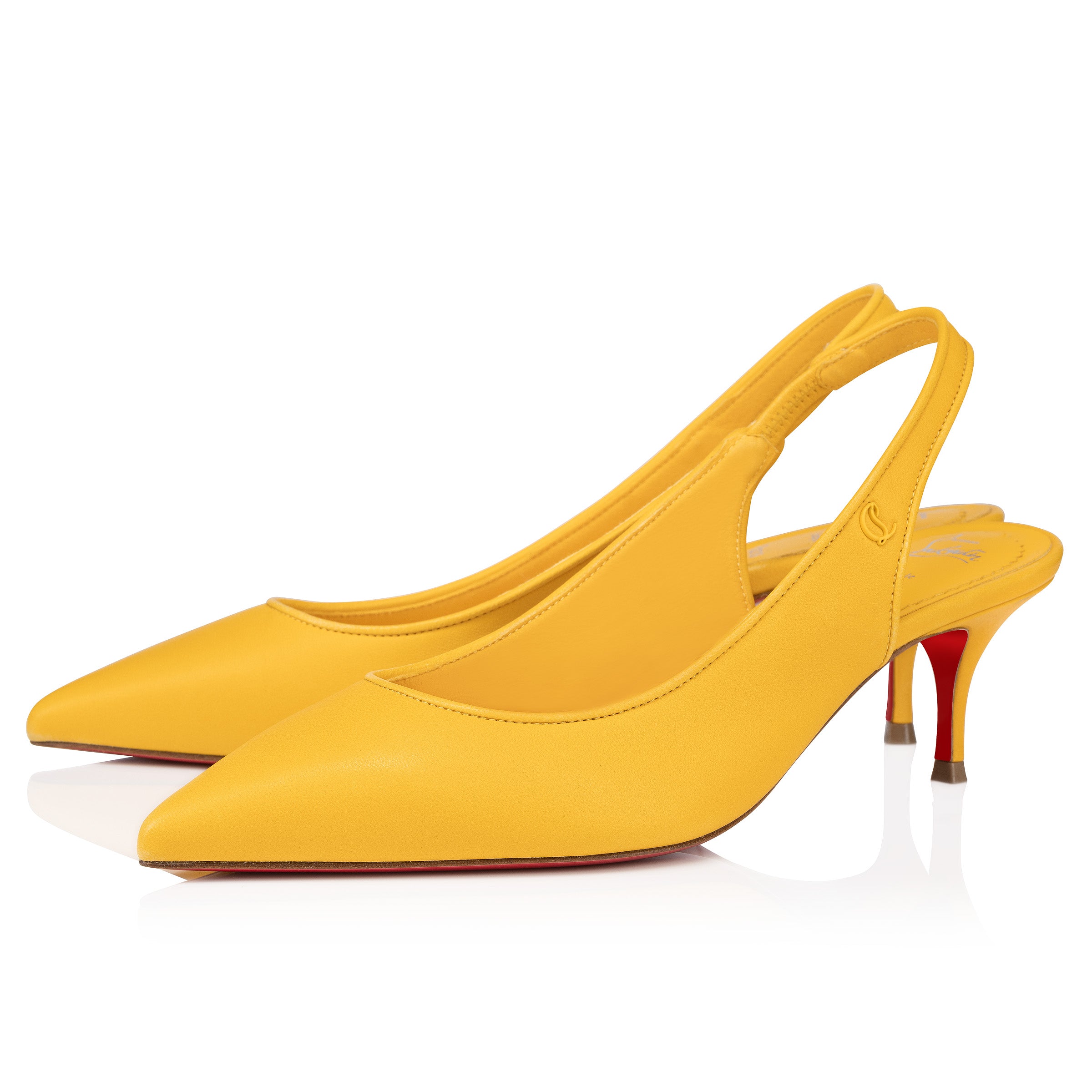 Christian Louboutin Sporty Kate Sling Women Shoes | Color Yellow