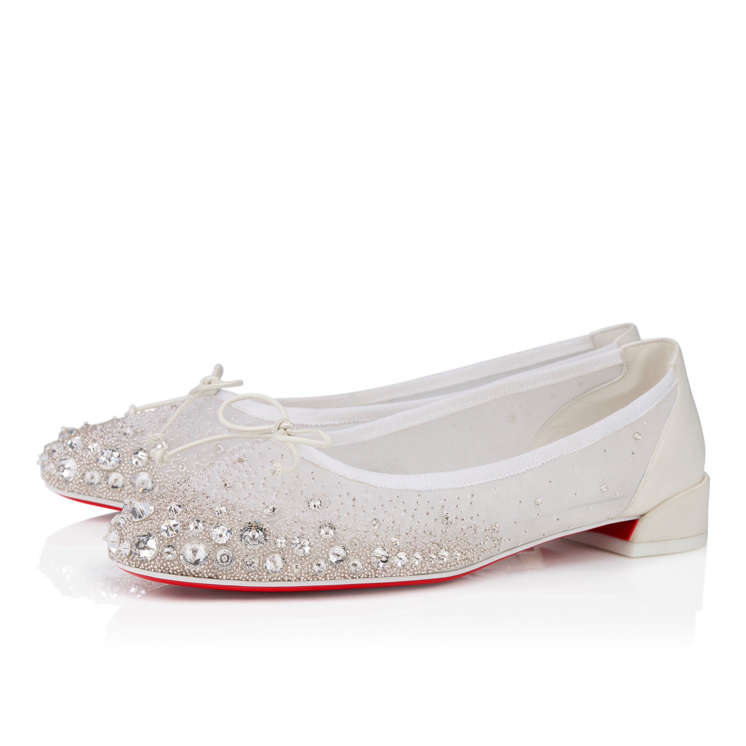 Christian Louboutin Sweetie Jane Sparkling Women Shoes | Color White