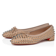 Load image into Gallery viewer, Christian Louboutin Sweetie Jane Spikes Women Shoes | Color Beige
