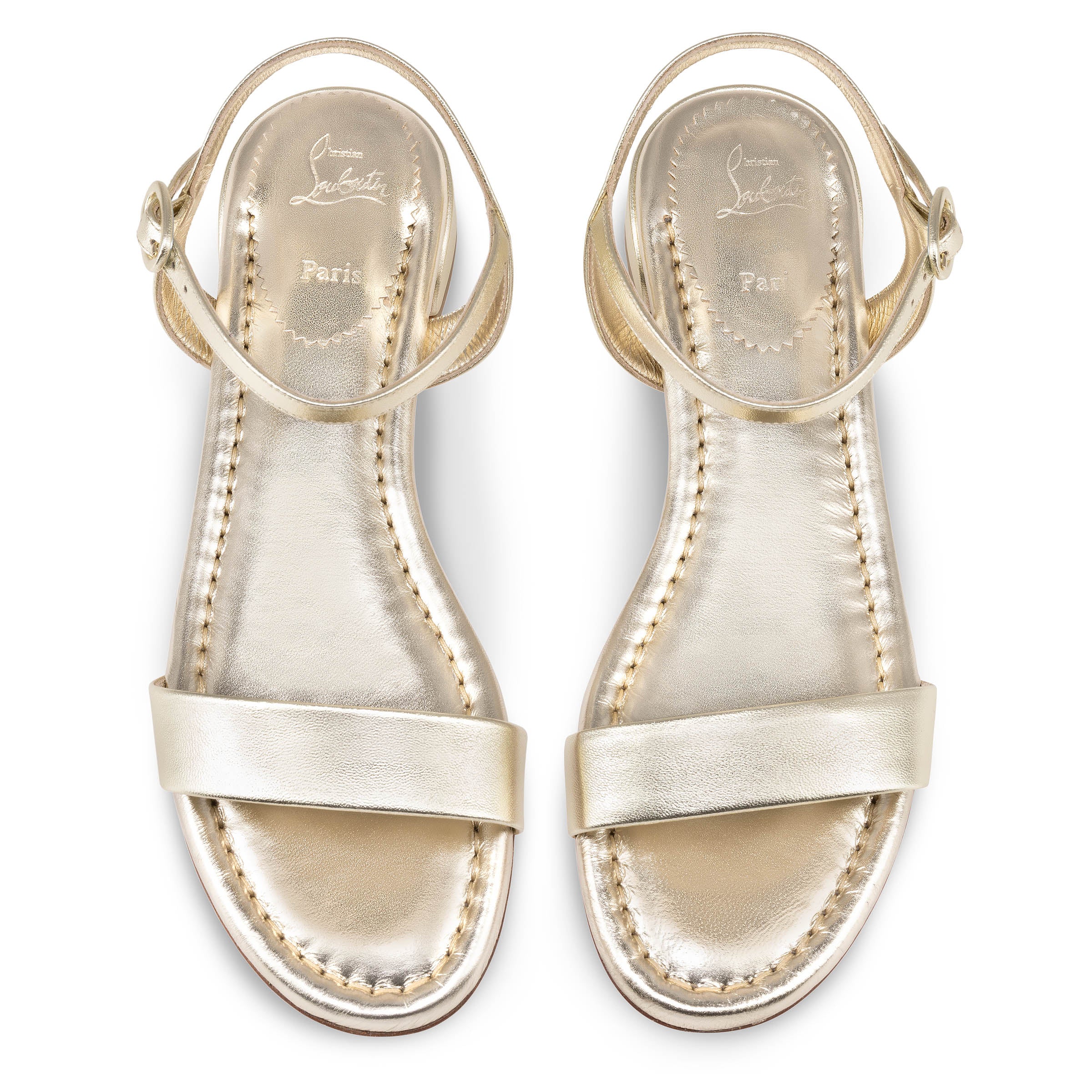 Christian Louboutin Sweet Jane Sandal Women Shoes | Color Gold