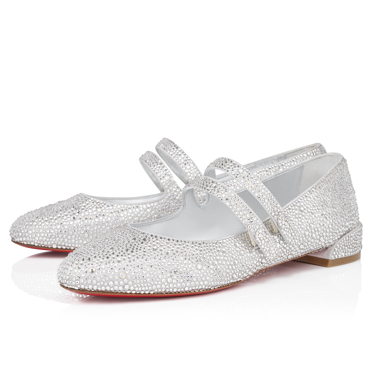 Christian Louboutin Sweet Jane Strass Women Shoes | Color Silver