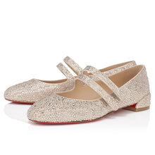 Load image into Gallery viewer, Christian Louboutin Sweet Jane Strass Women Shoes | Color Beige
