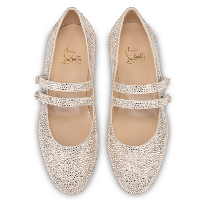 Christian Louboutin Sweet Jane Strass Women Shoes | Color Beige