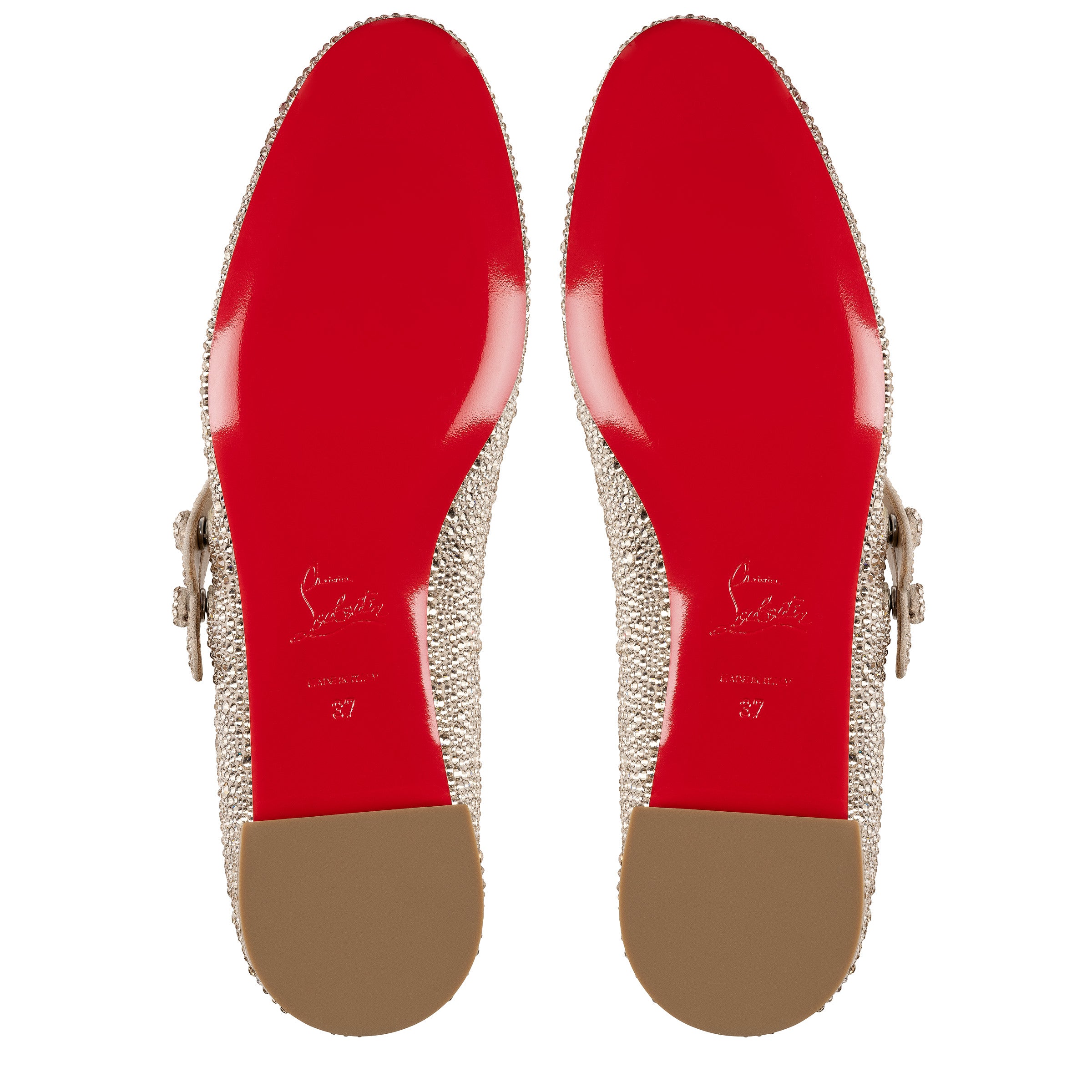 Christian Louboutin Sweet Jane Strass Women Shoes | Color Beige