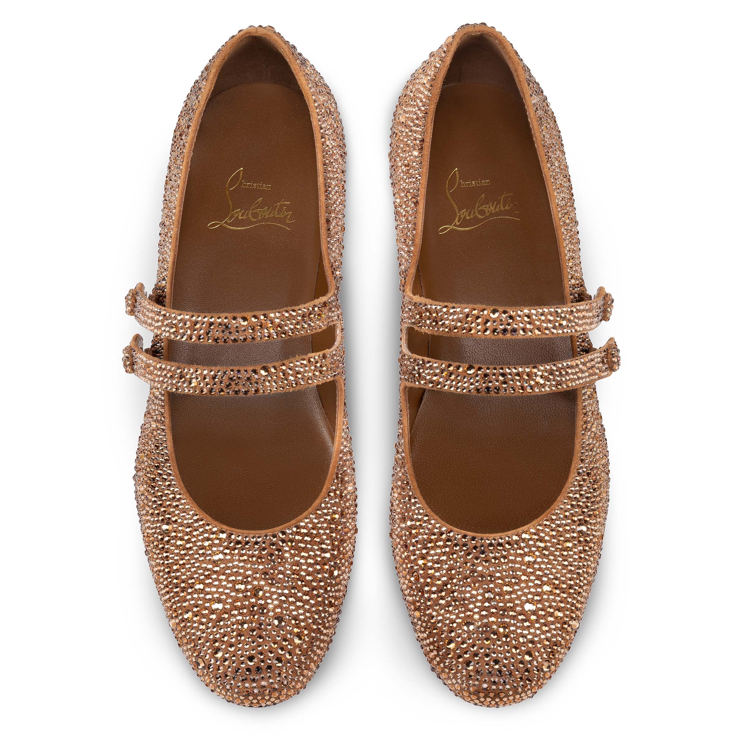 Christian Louboutin Sweet Jane Strass Women Shoes | Color Beige
