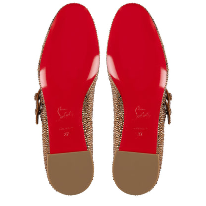 Christian Louboutin Sweet Jane Strass Women Shoes | Color Beige