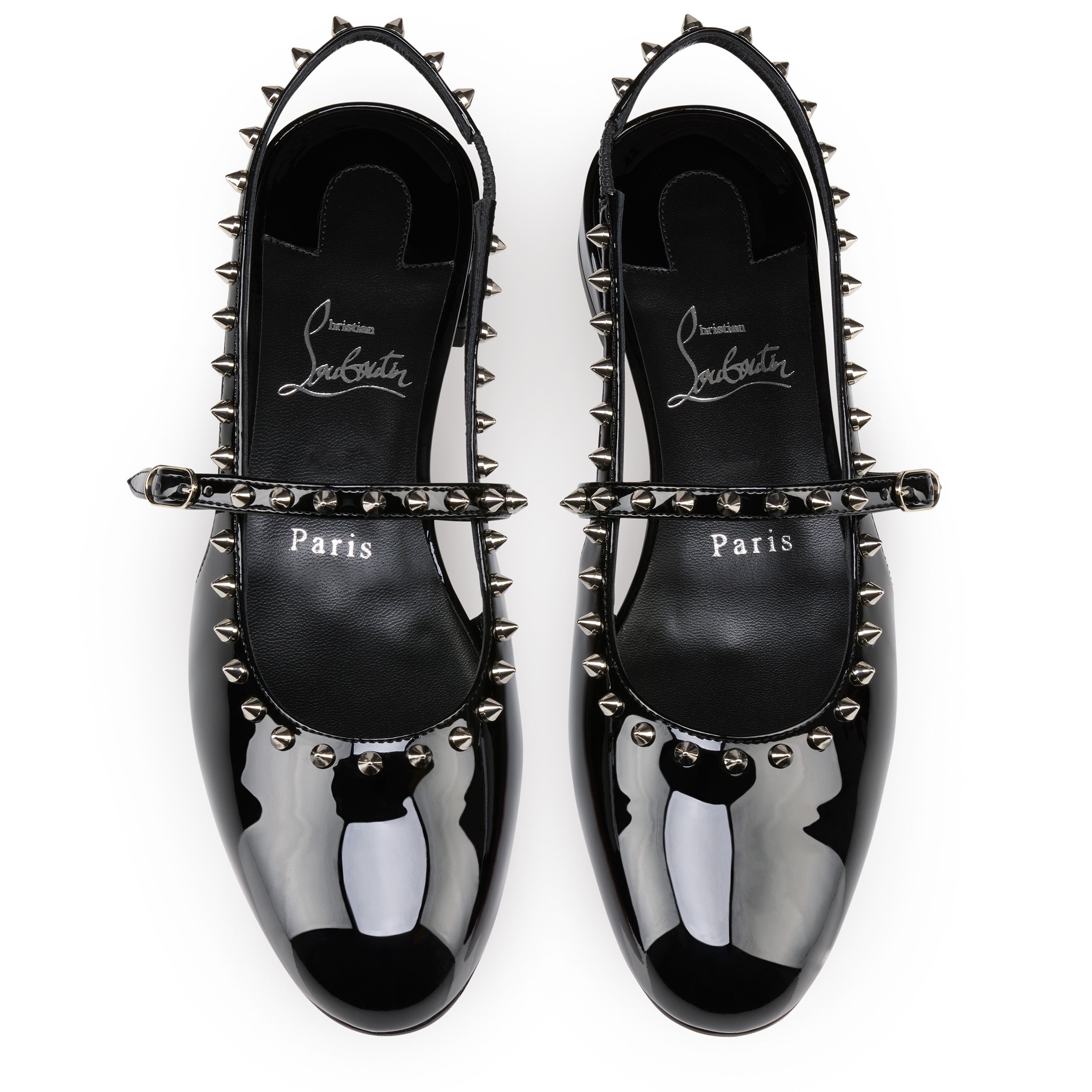 Christian Louboutin Sweet Janispikes Women Shoes | Color Black