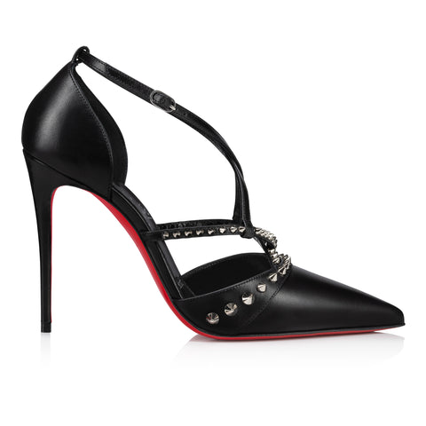 Christian Louboutin Tatooshka Spikes Pump Women Shoes | Color Black