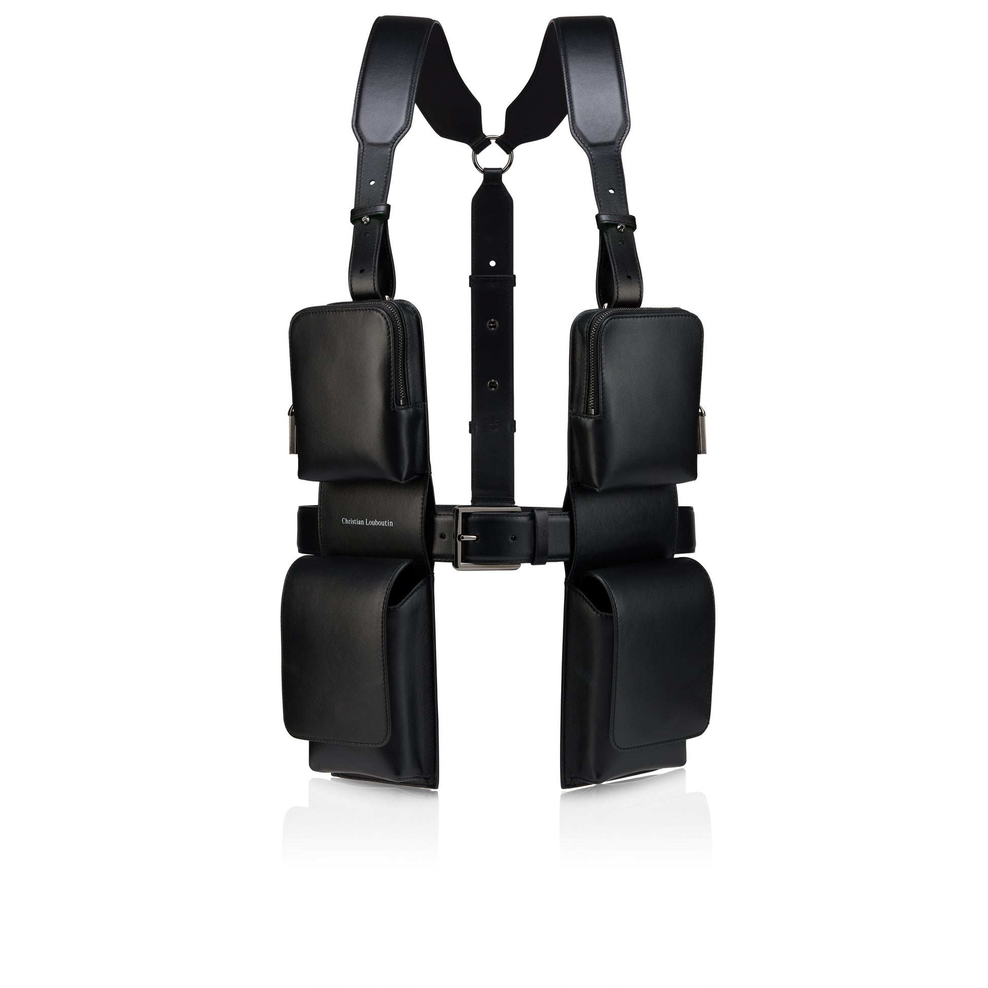 Christian Louboutin Tft-Vi Harness Bag Men Bags | Color Black