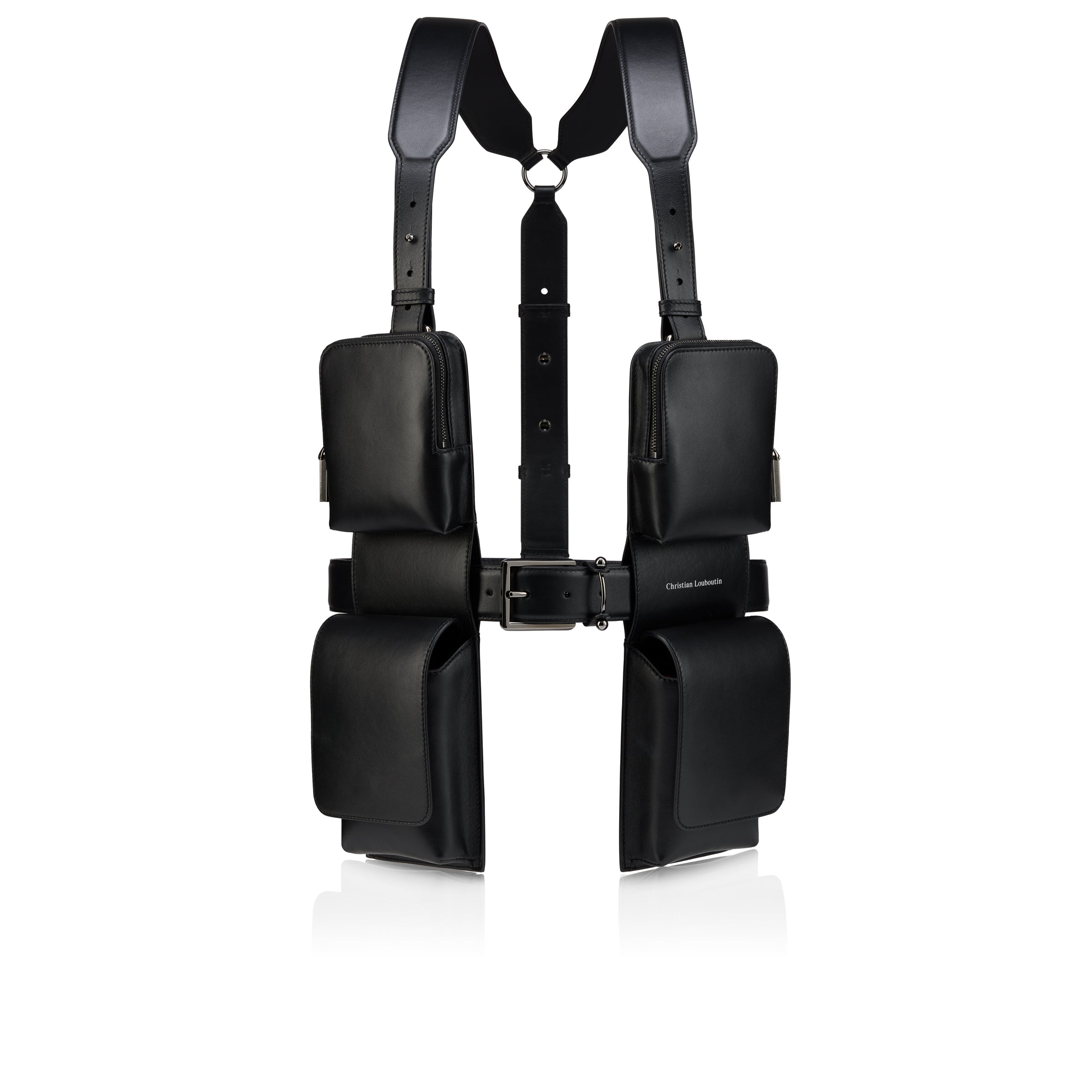 Christian Louboutin Tft-Vi Harness Bag Men Bags | Color Black