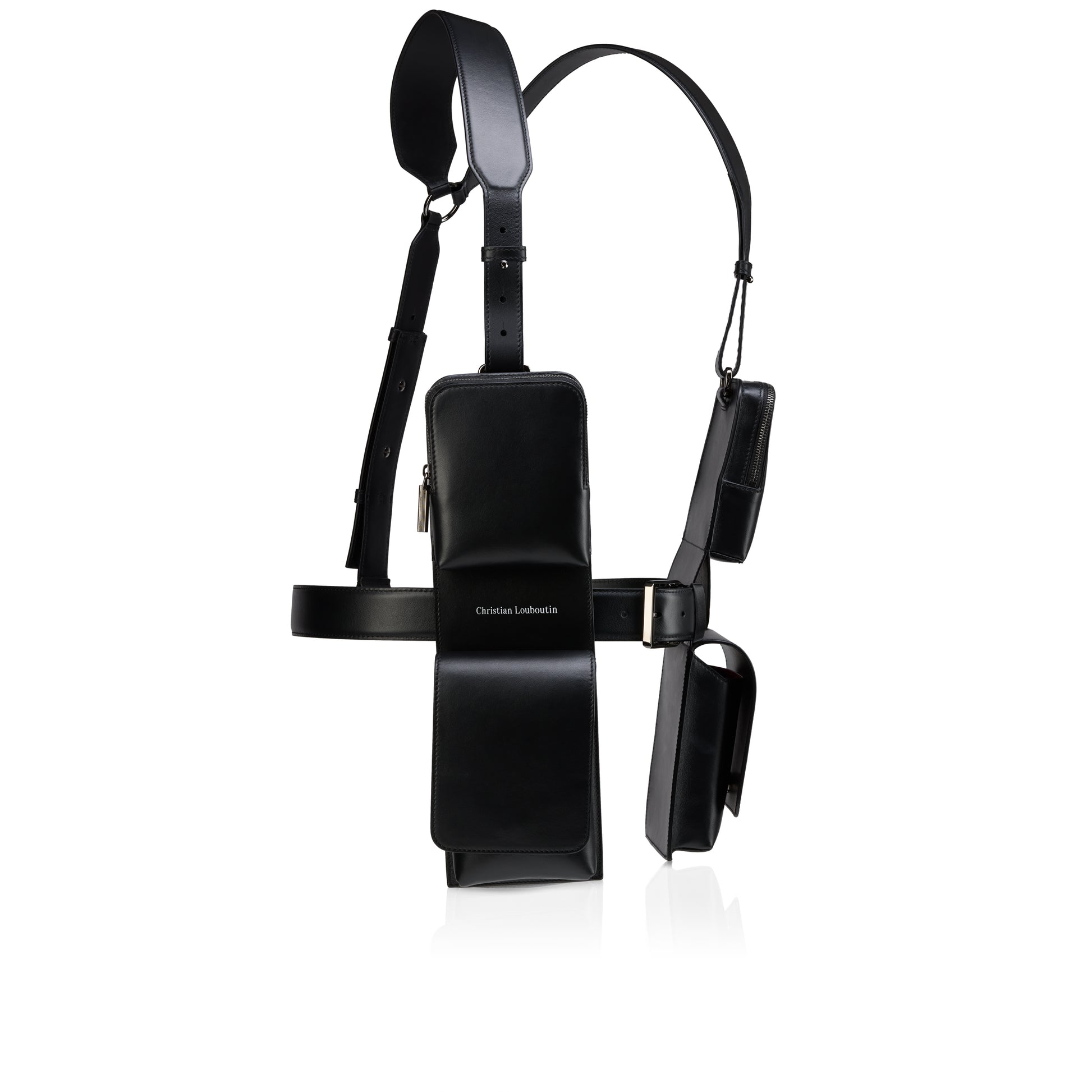 Christian Louboutin Tft-Vi Harness Bag Men Bags | Color Black