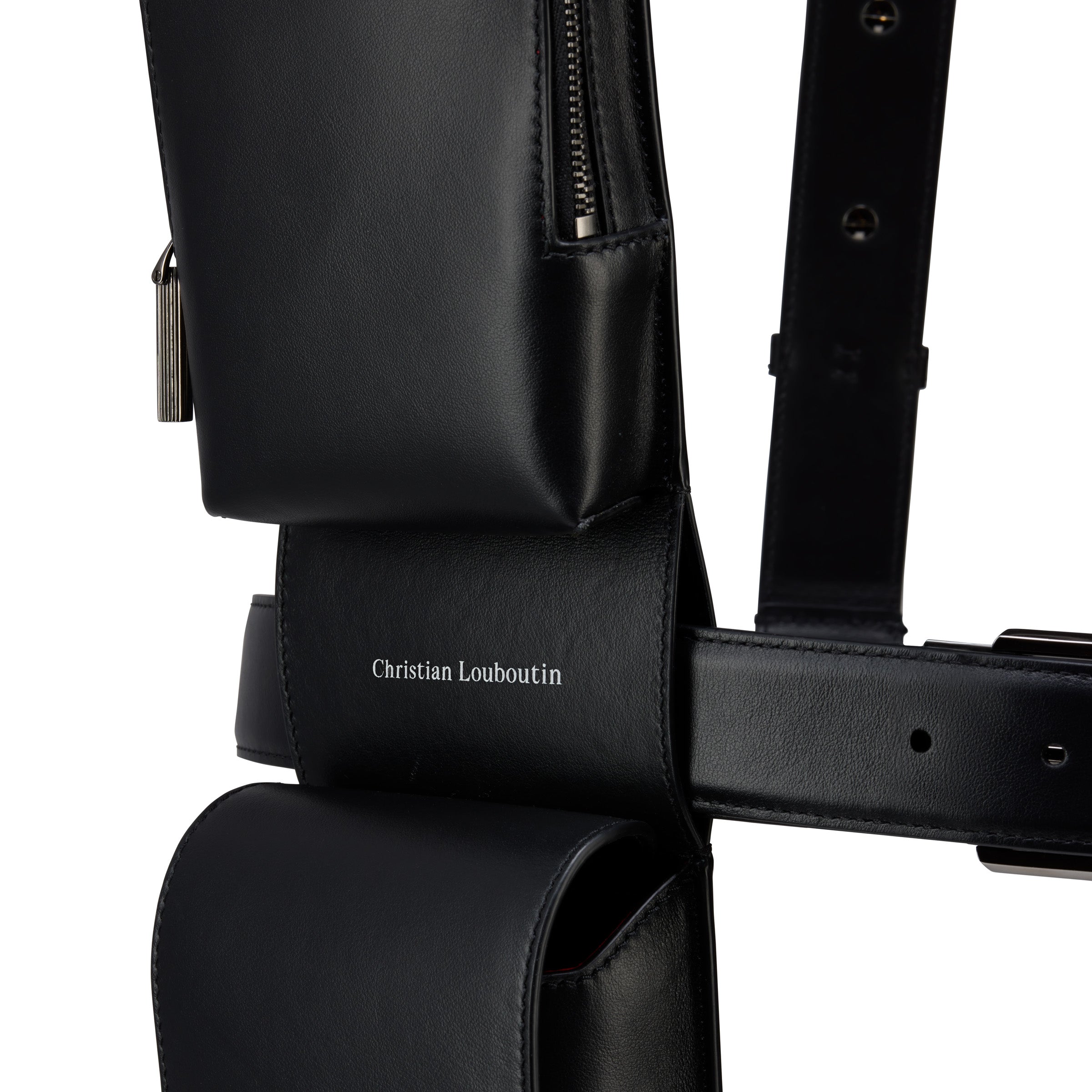 Christian Louboutin Tft-Vi Harness Bag Men Bags | Color Black