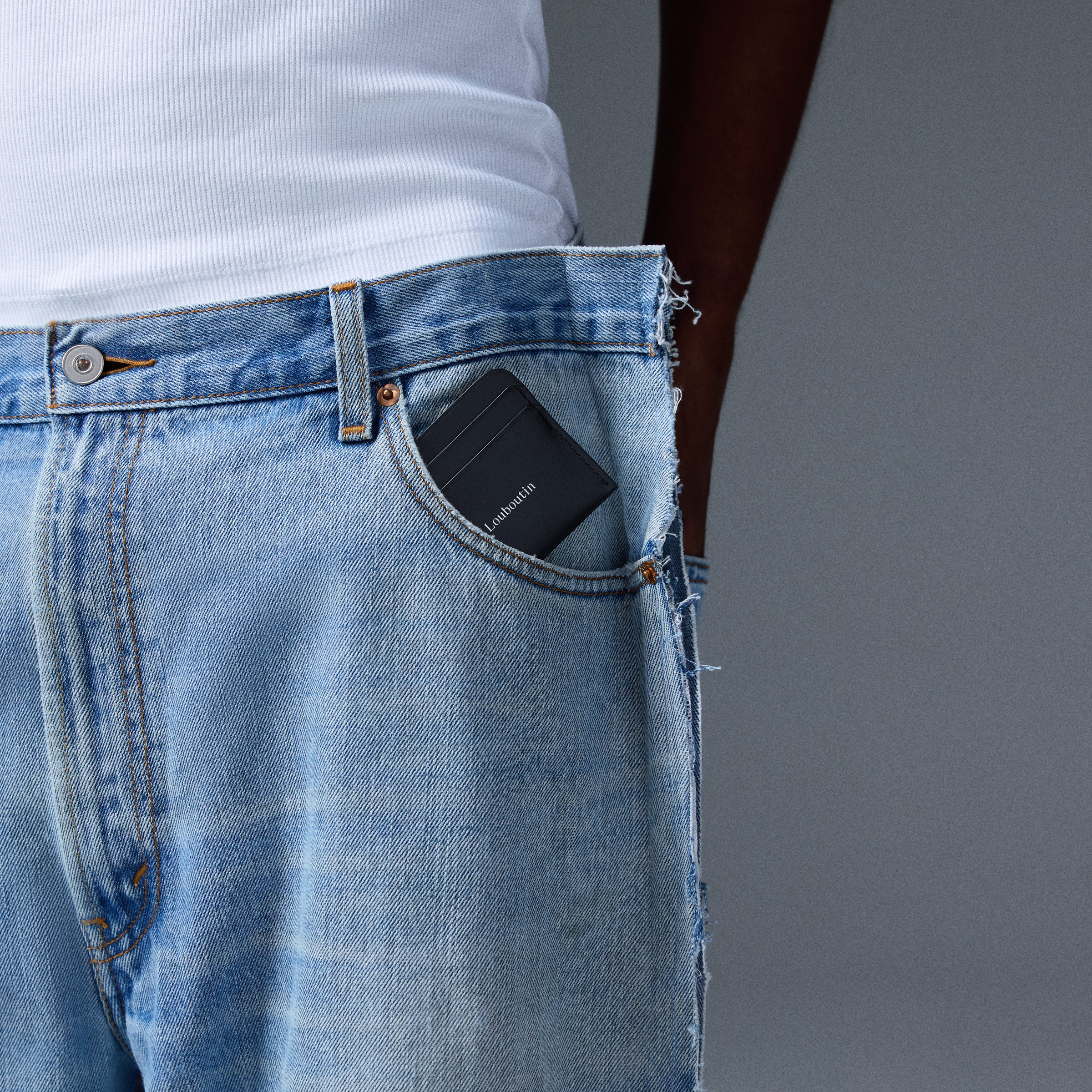 Christian Louboutin The Card Holder Men Accessories | Color Black